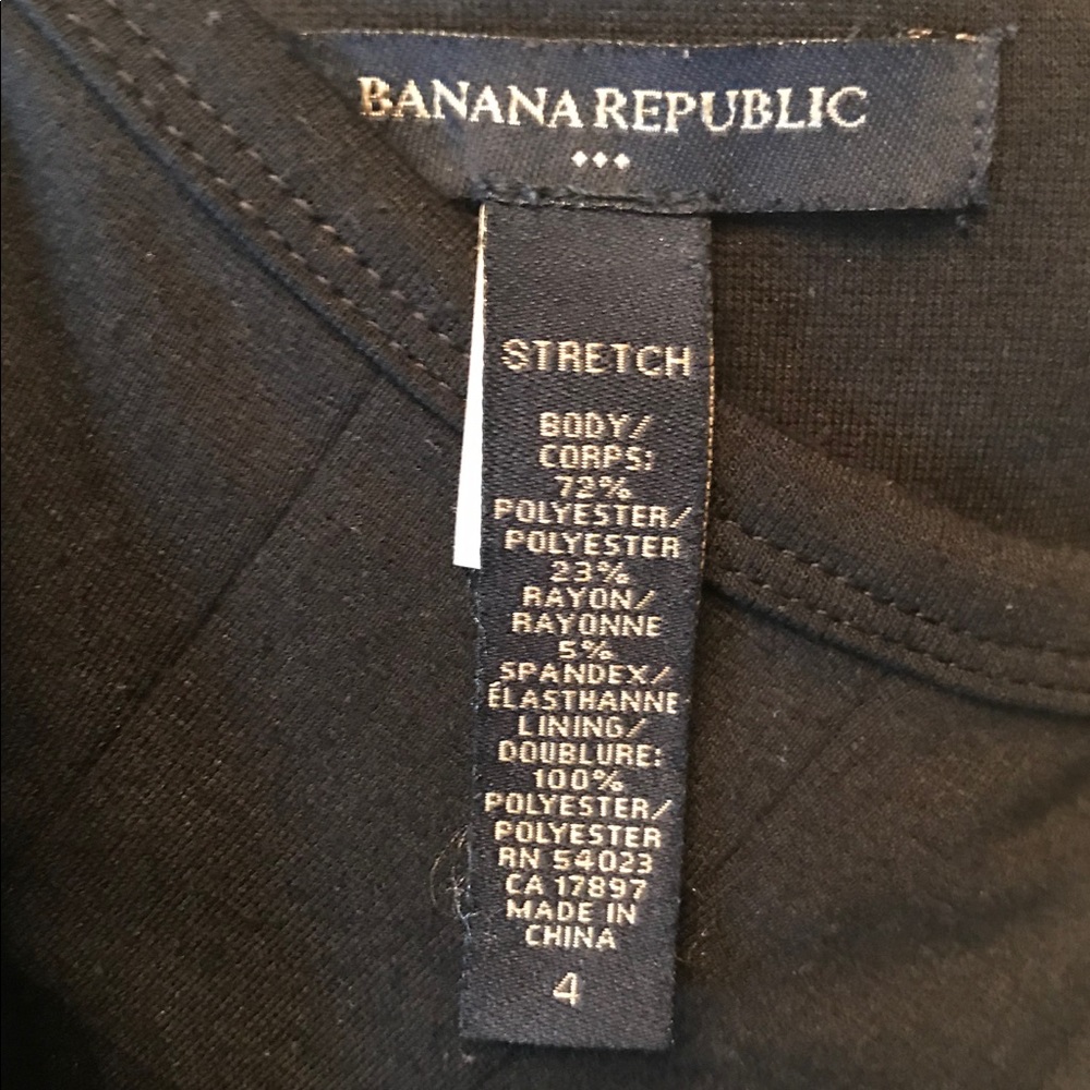 Banana Republic Factory Black Knee-Length Dress, 4 - Picture 4 of 7